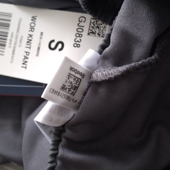🆕 Reebok Men's Standard Workout Ready Knit Pant, Cold Grey, NWT, Authentic - Picture 12 of 12